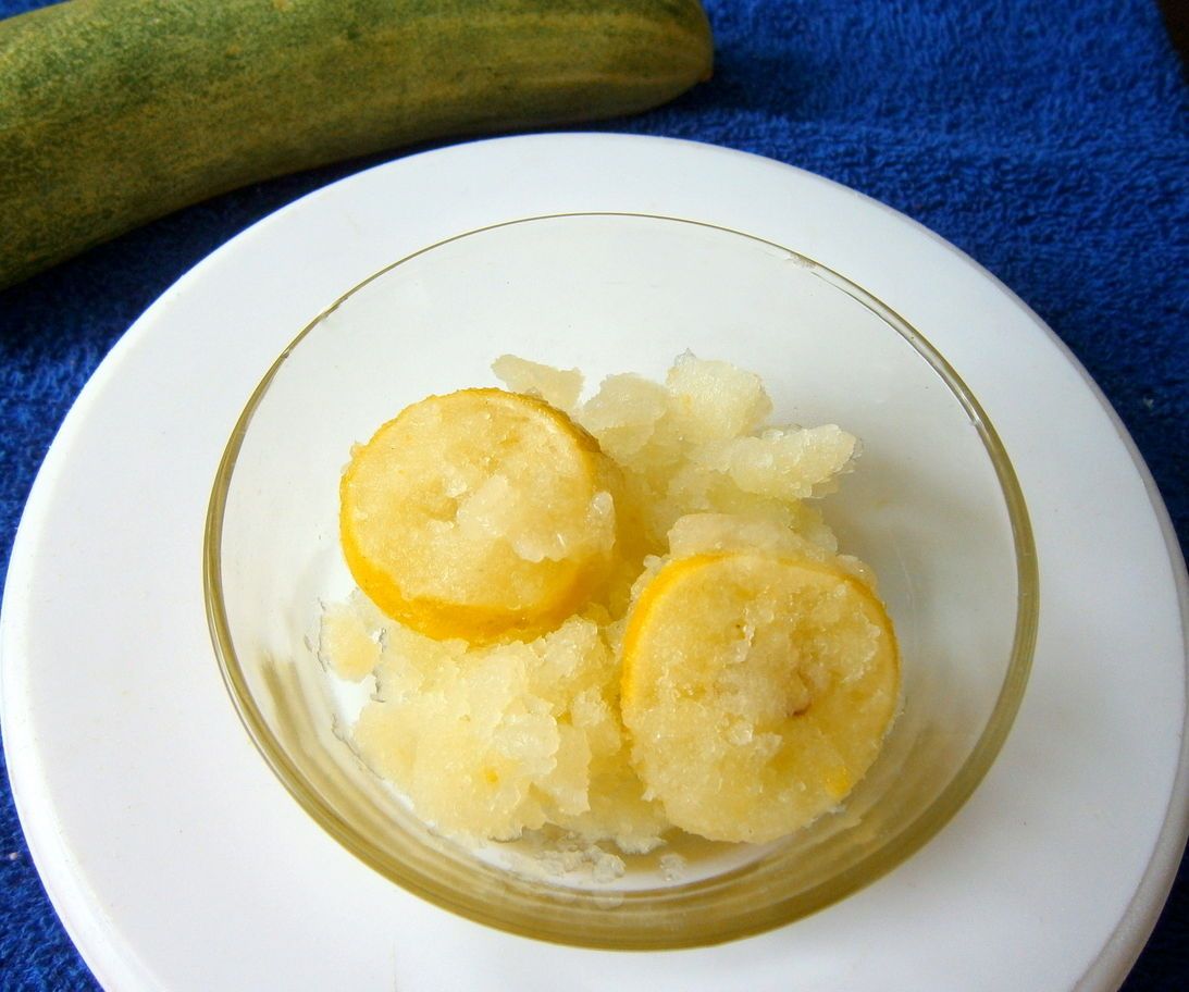Cucumber-Lemon Granita