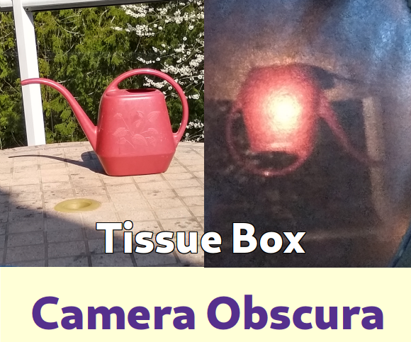 Tissue Box Camera Obscura