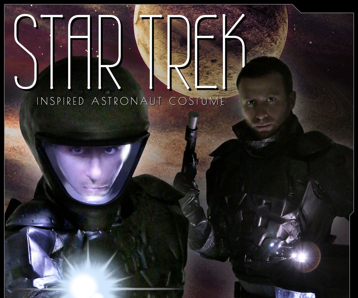 Star Trek Inspired LED Astronaut Costume DIY