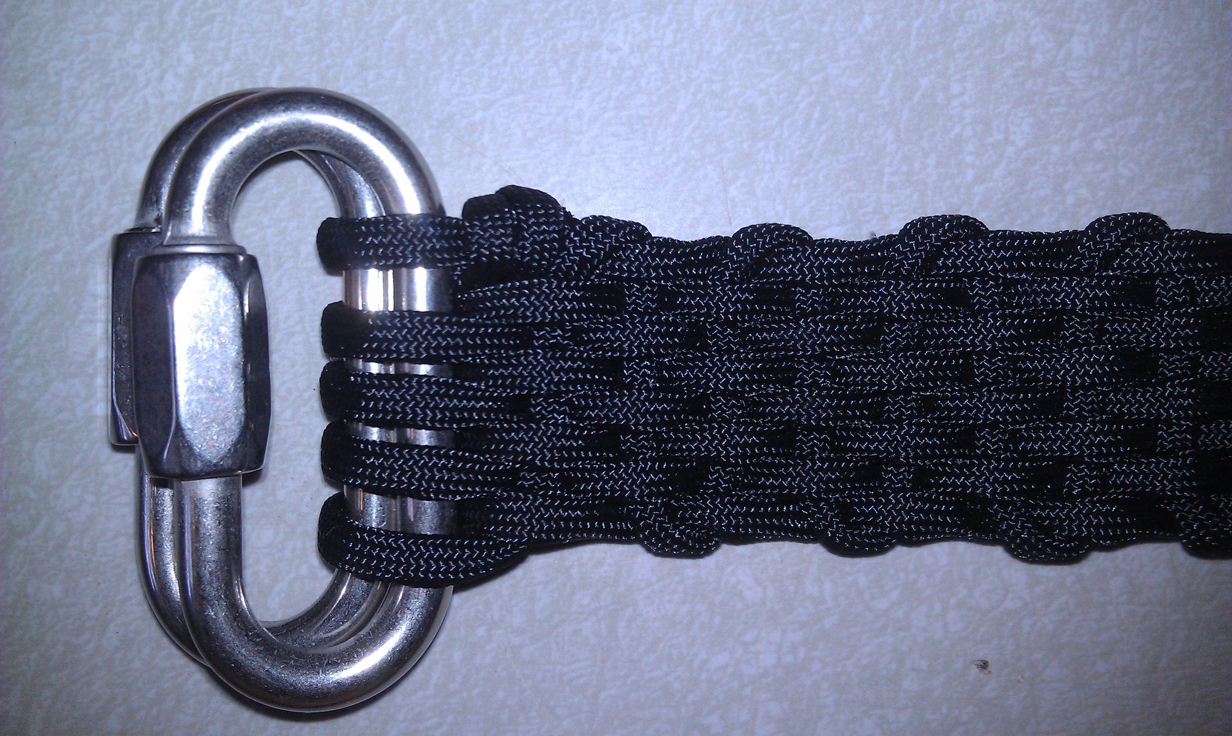 Paracord Belt W/ Carabiner Buckle Instructables