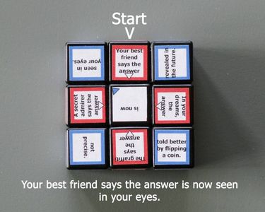 The Fortune-telling Cube : 9 Steps (with Pictures) - Instructables