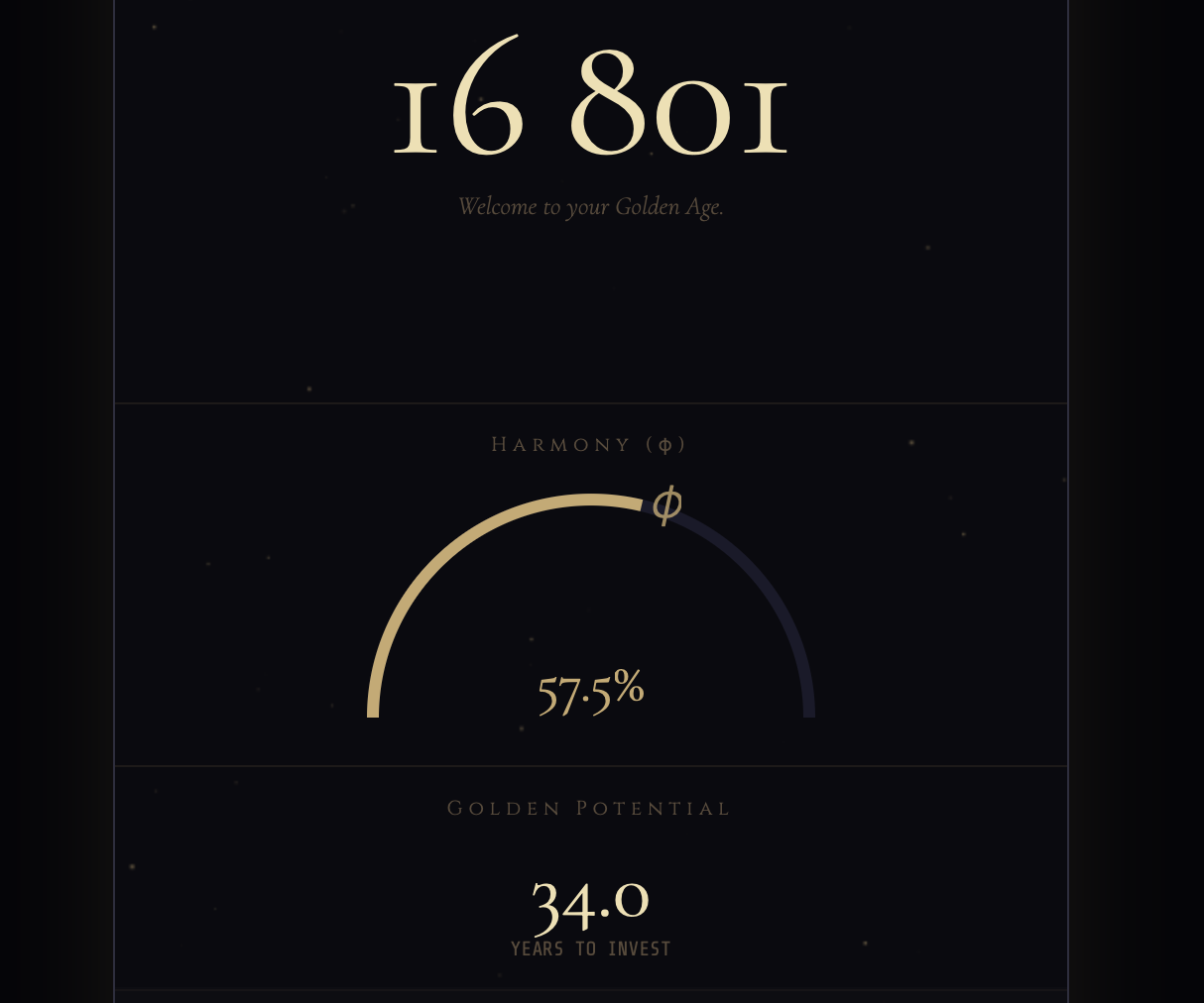 ChronosoPHIa: "Facing the Fear of Time Not by Running Away, But by Organizing It Through the Golden Ratio."