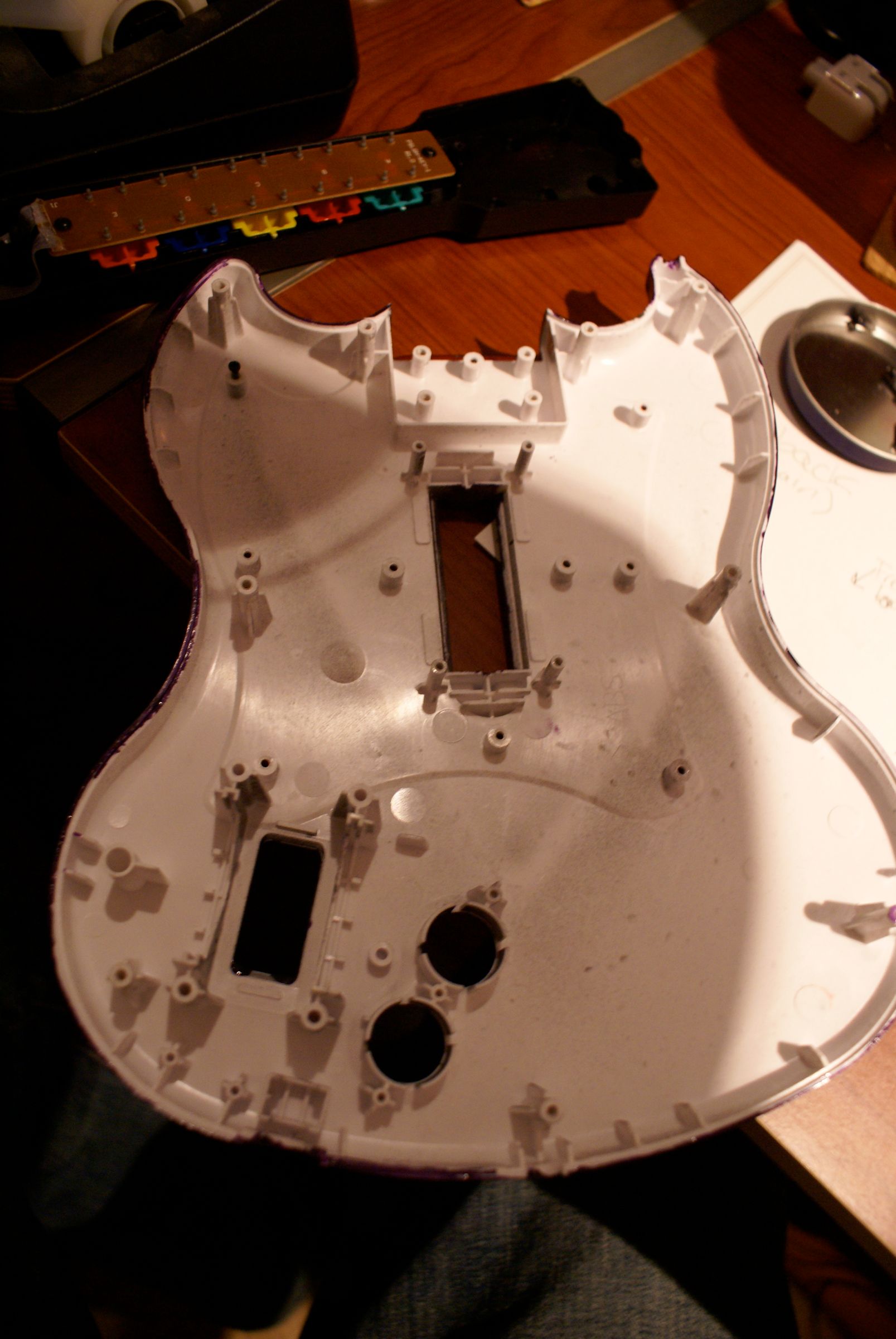 How to Disassemble a Guitar Hero SG Controller for Painting 6 Steps