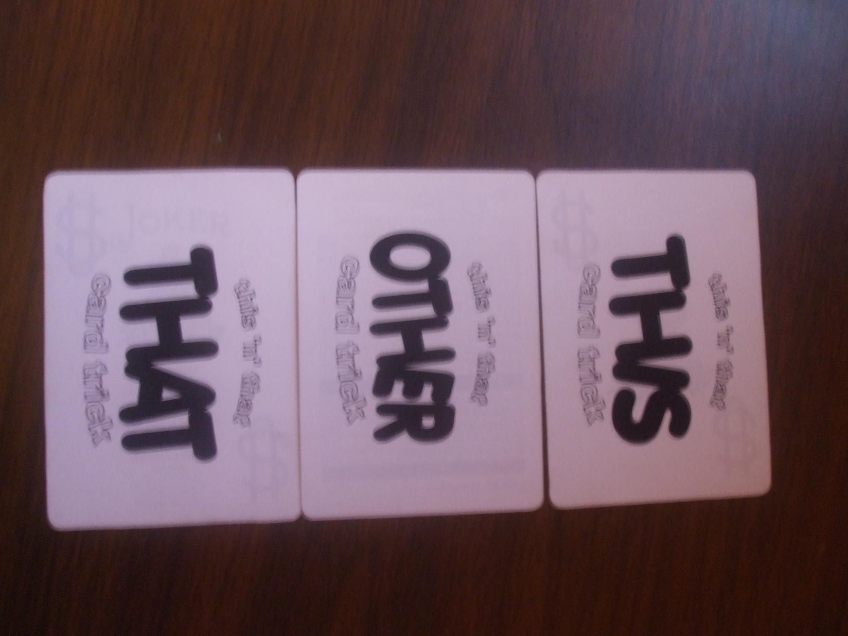 This-N-That Card Trick