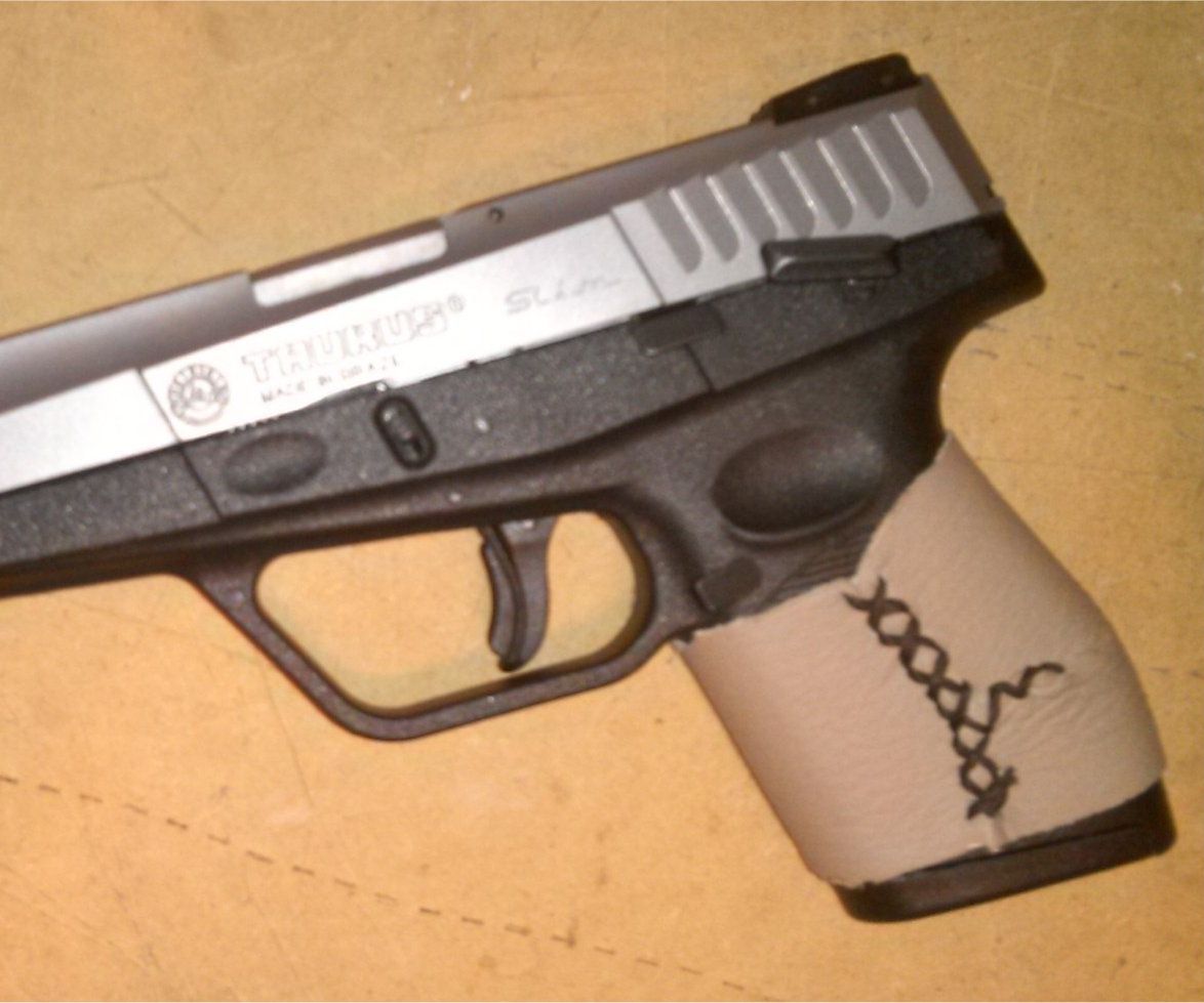 Making a Leather Handgun Grip