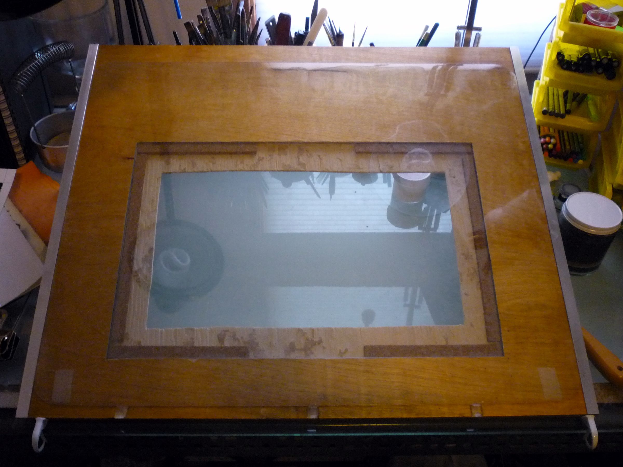 Light Table/drawing Board 4 Steps Instructables