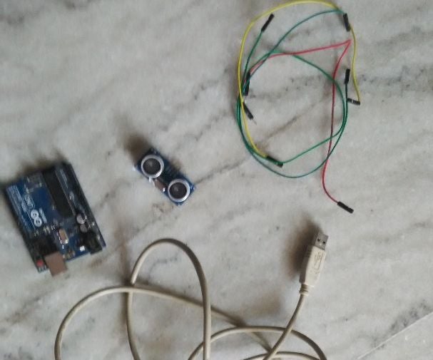 Distance Measurement by Ultrasonic Sensor Using Arduino : 3 Steps ...