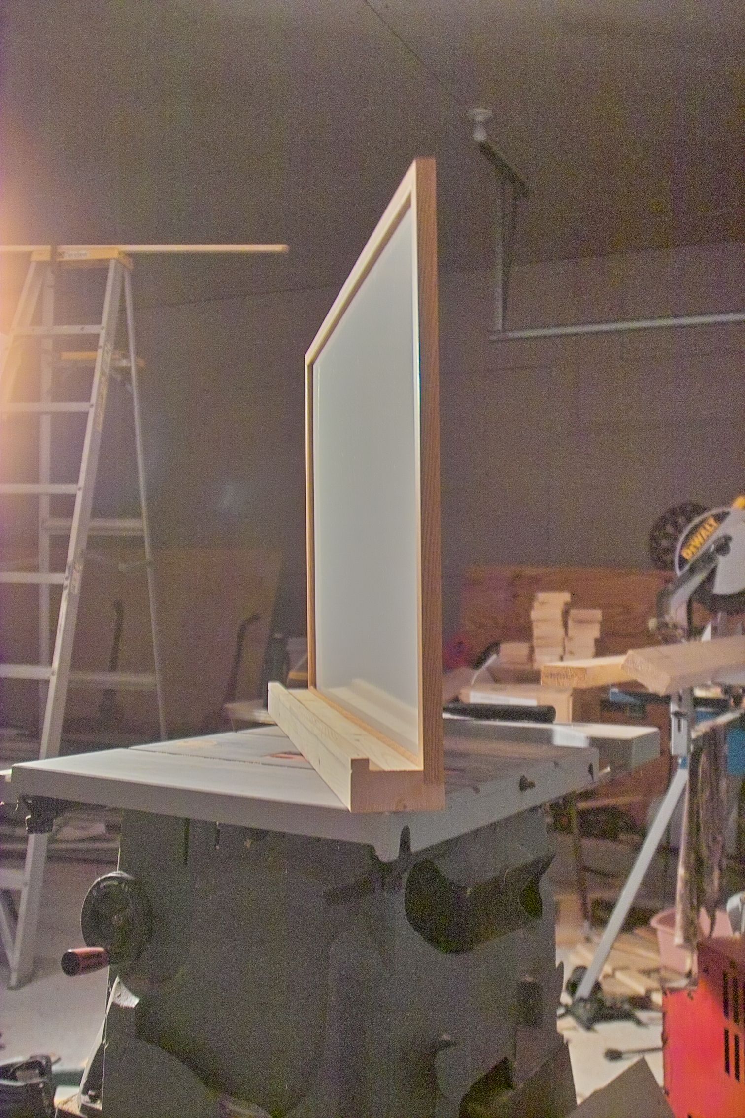 A Simple Ledge for a White Board from a Scrap of 2x4...  The PreRamble