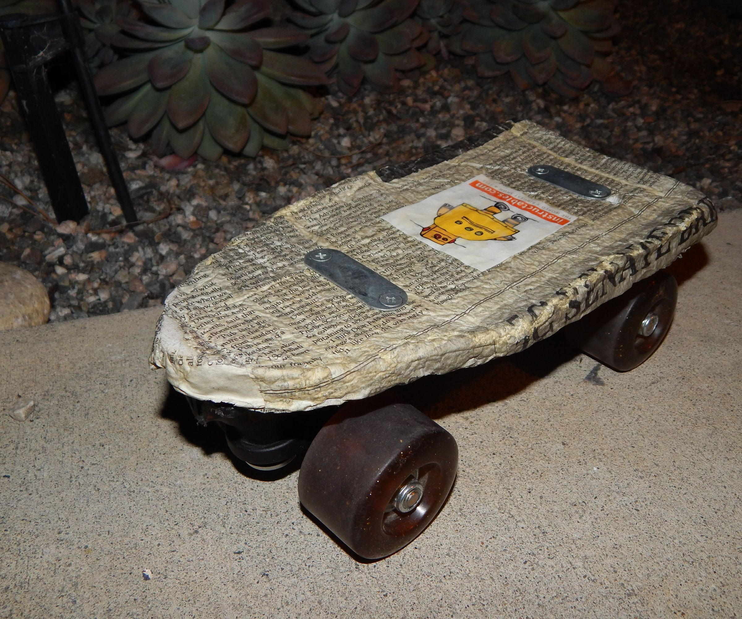 The Paper Skateboard