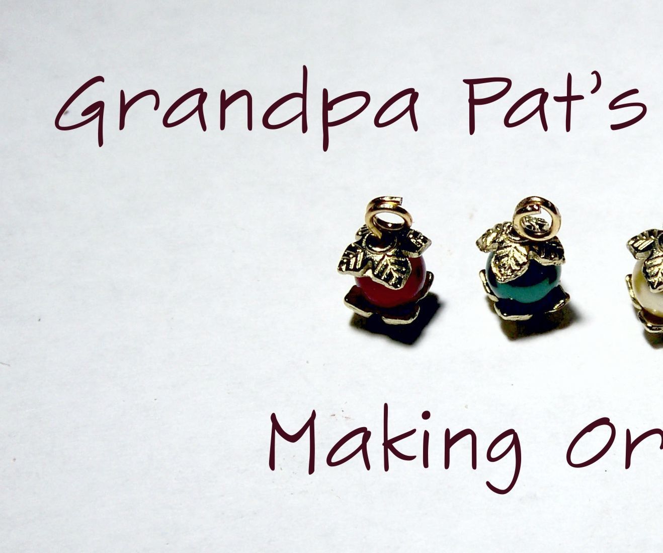 Making Mini Christmas Ornaments