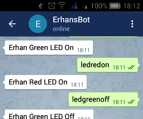 Telegram Control Application