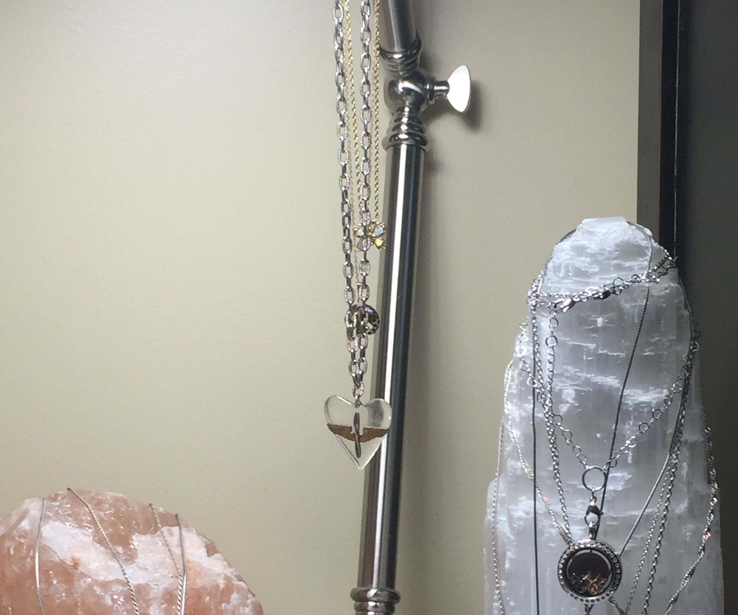 Make a Super Easy Necklace Holder With Bonus Charm Holders