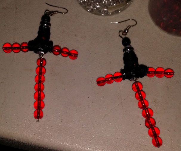 Force Awakens Lightsaber Earrings