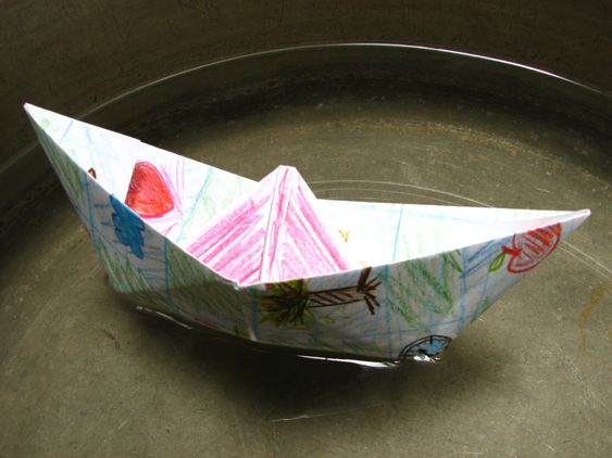 Floating Boat With Origami