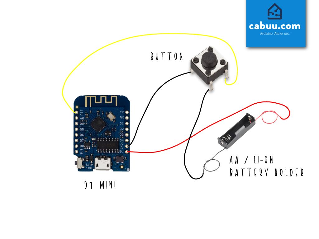 IoT Push Button (D1 Mini) : 6 Steps - Instructables