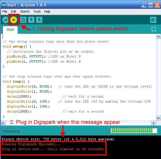 Digispark Hacking Digispark DIY: the Smallest USB Arduino : 9 Steps (with Pictures ...