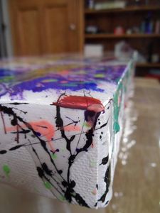 Resin on Artwork