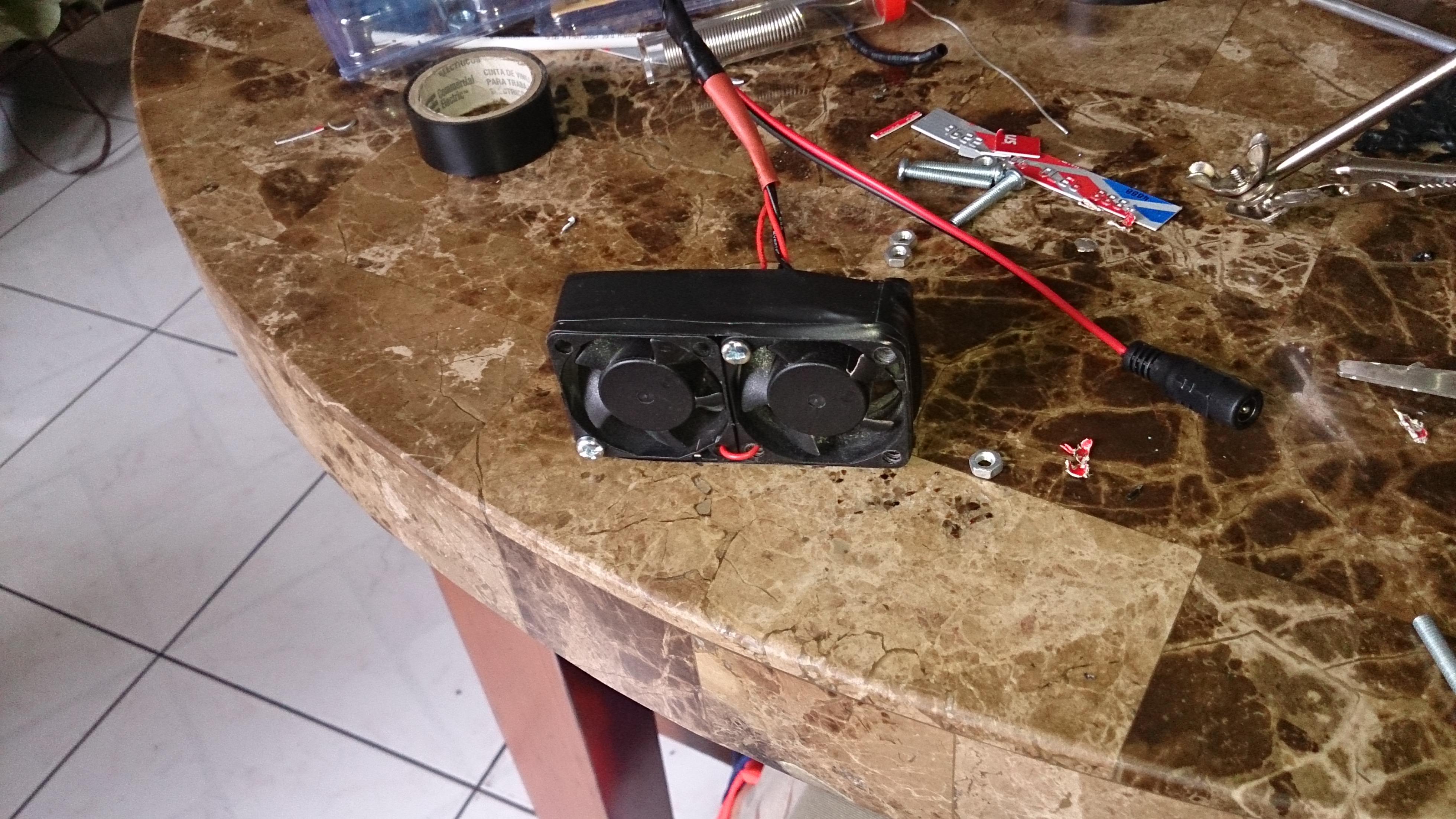 Small Fan for Soldering 4 Steps Instructables