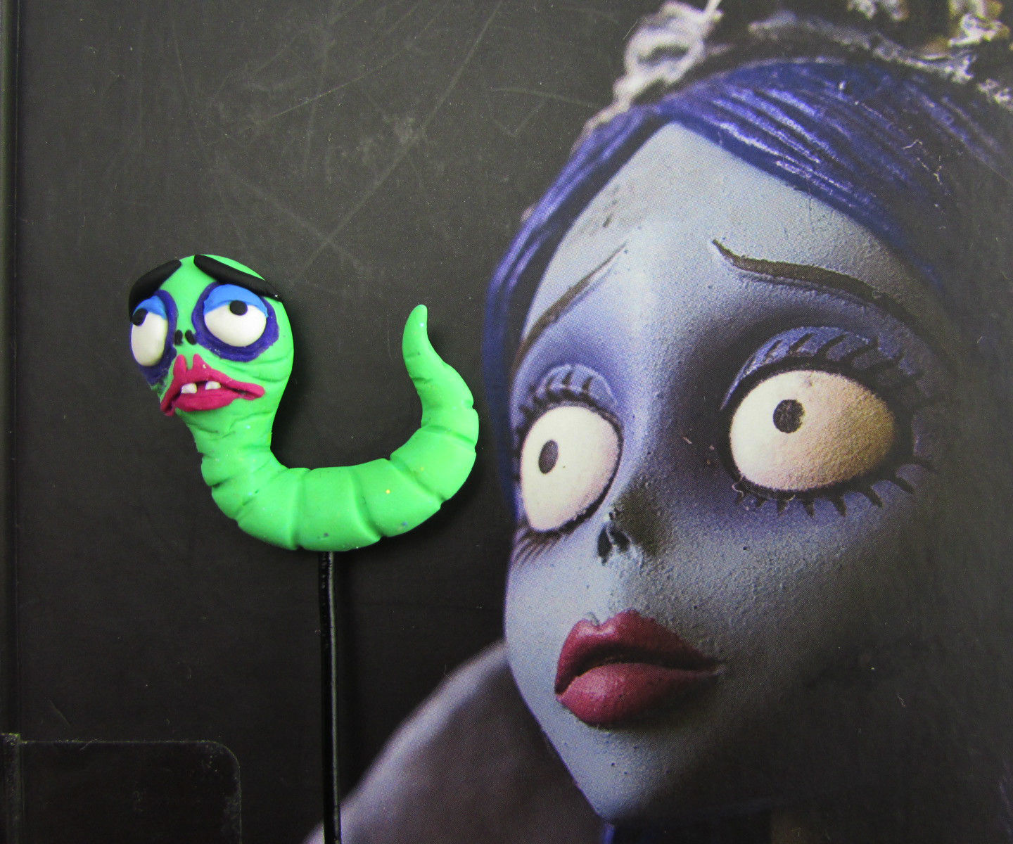 Corpse Bride Worm Bookmark Polymer Clay Tutorial