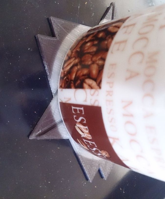 Heat sensitive coasters.