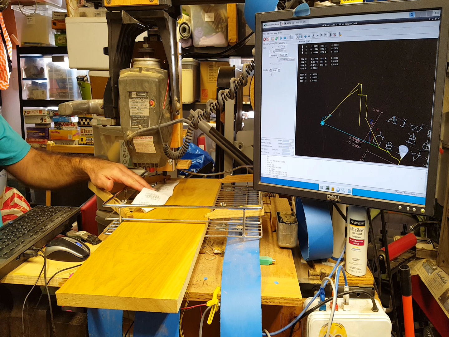 CNC Router V-Carving With All Open Source Software : 12 Steps (with ...