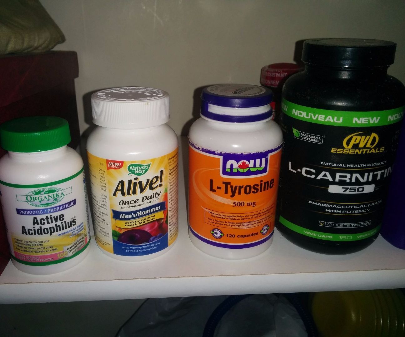 Food Supplements Chart
