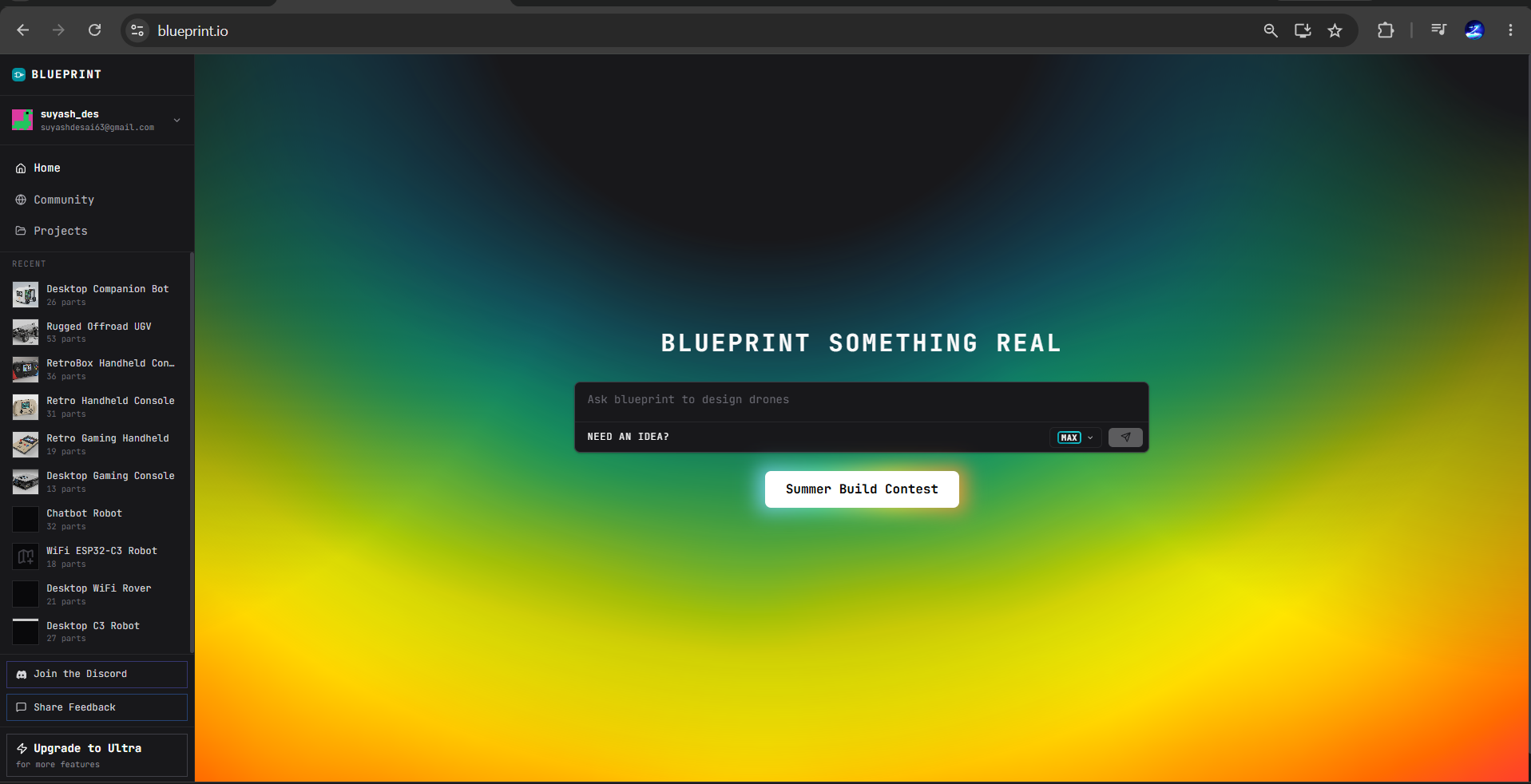Planning With Blueprint AI
