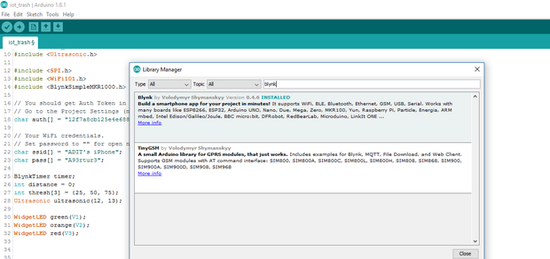 Smart Garbage Monitoring System Using Internet of Things (IOT) : 18 ...
