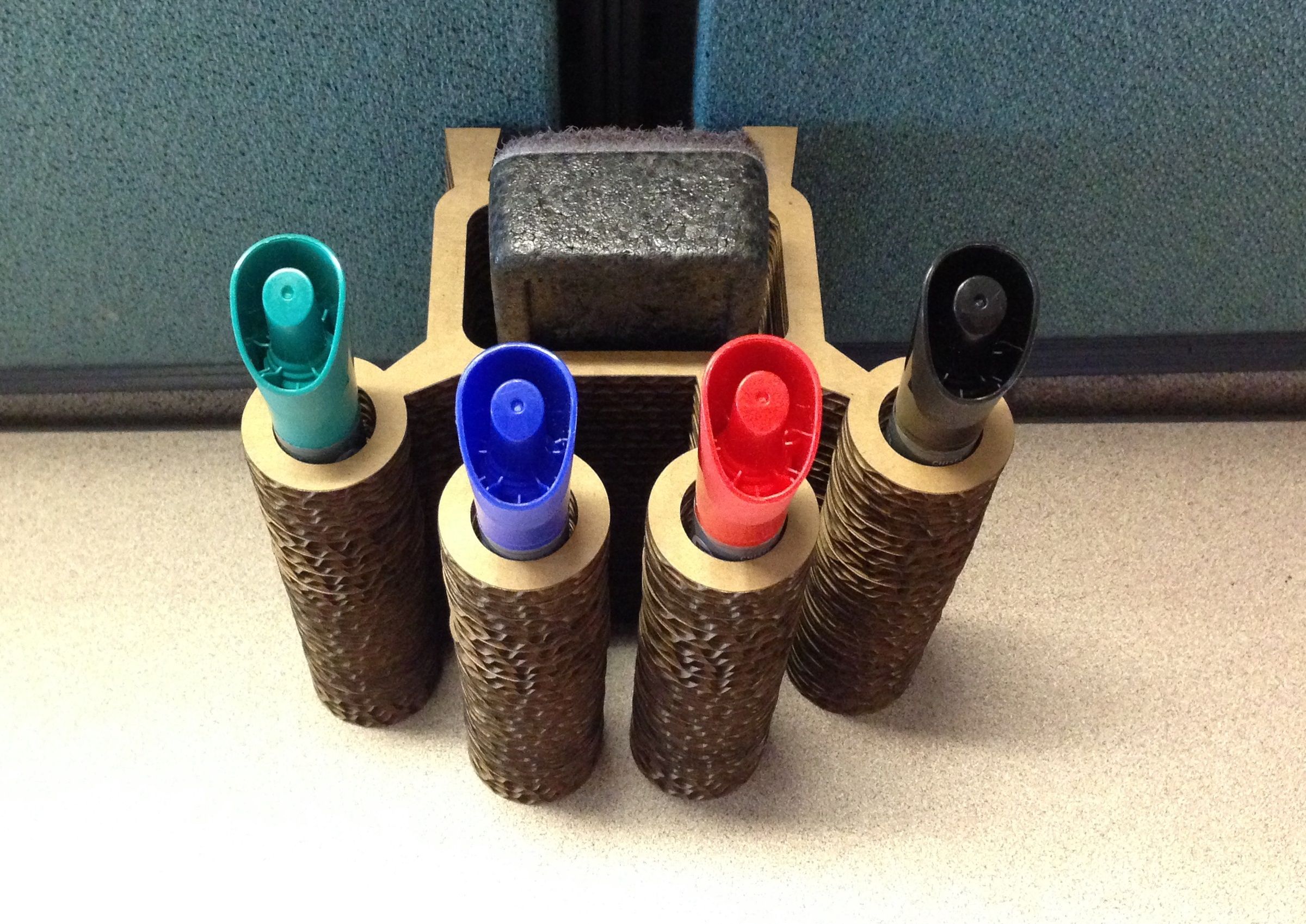 Cardboard Marker Holder