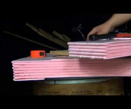 hot wire foam cutting with a arc welder 