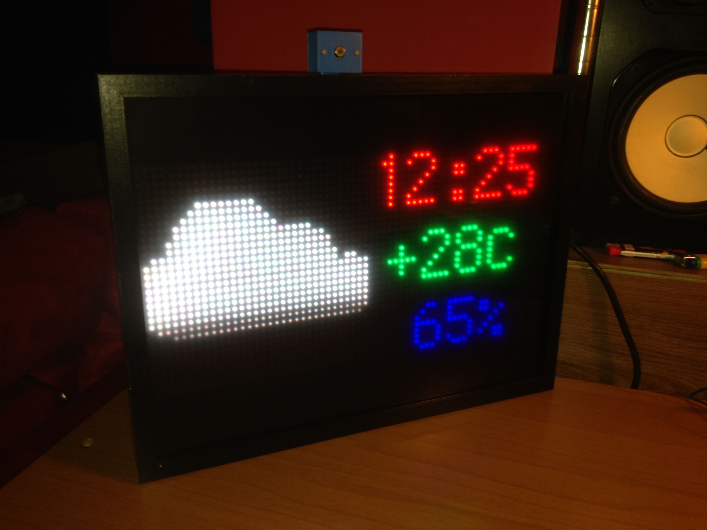 O-R-A RGB Led Matrix Wall Clock and More **updated Jul 2019** : 6 Steps ...