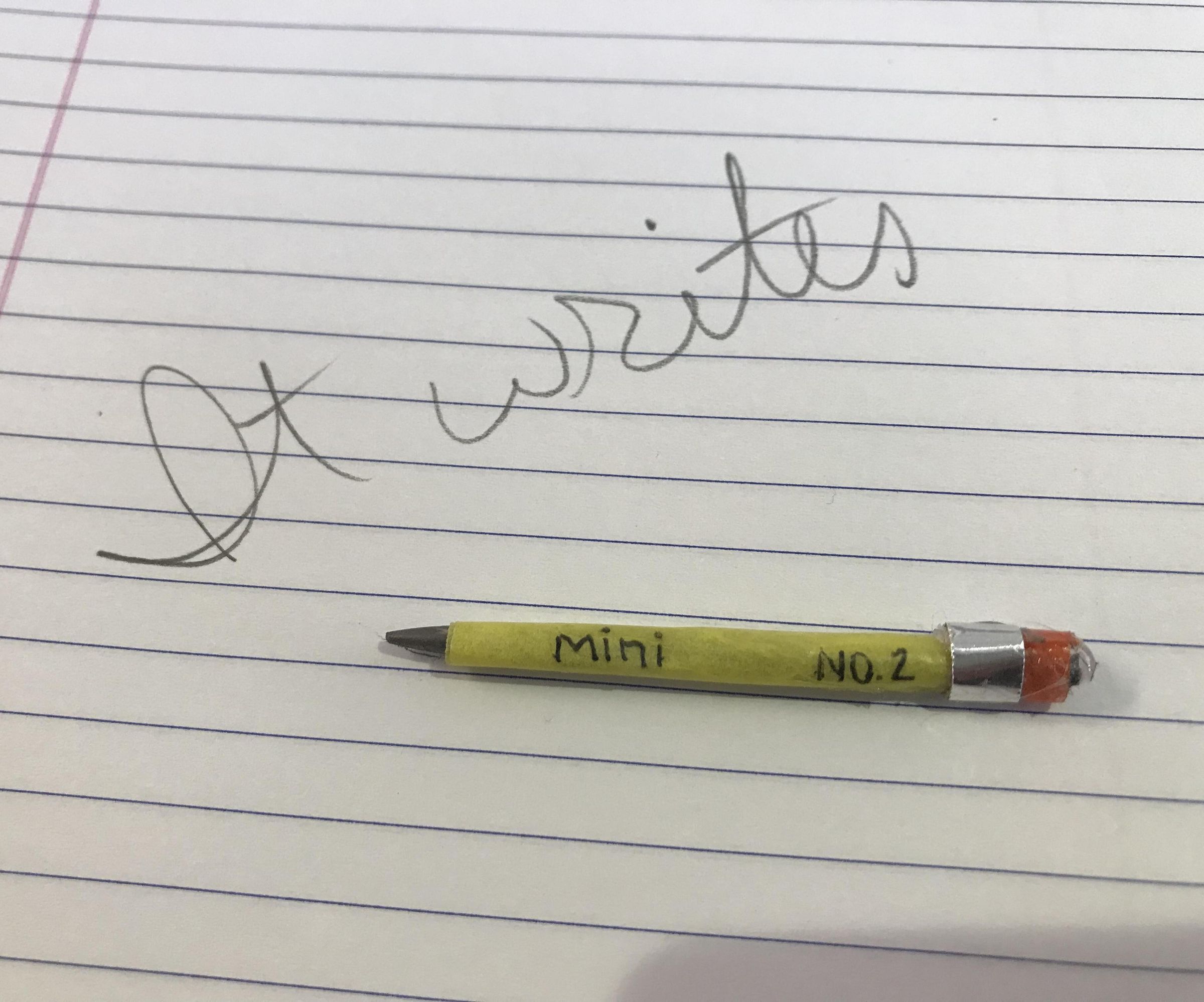 Mini Pencil (it Writes!)