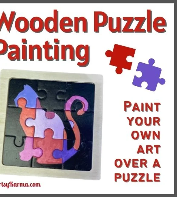Wooden Jigsaw Puzzle Painting