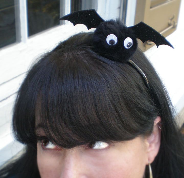 Bat in the Belfry Headband How-to