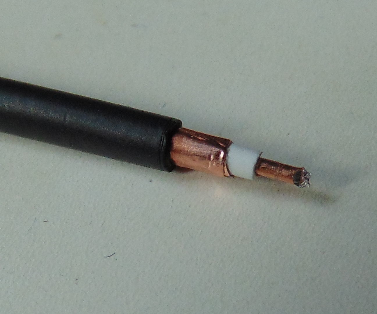 Homemade coaxial antenna cable