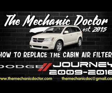 How to Replace the Cabin Air Filter : Dodge Journey 2009-2016 