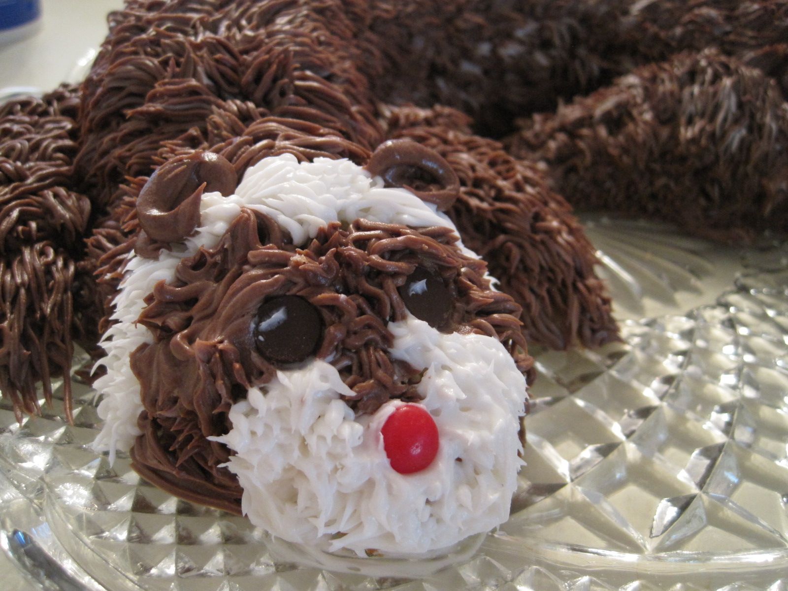 Easy Ferret Shaped Cake