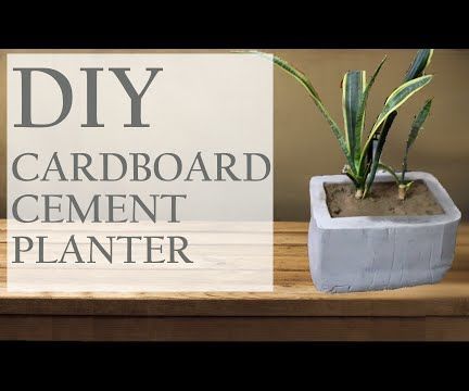 DIY Cardboard Night Oxygen Planter