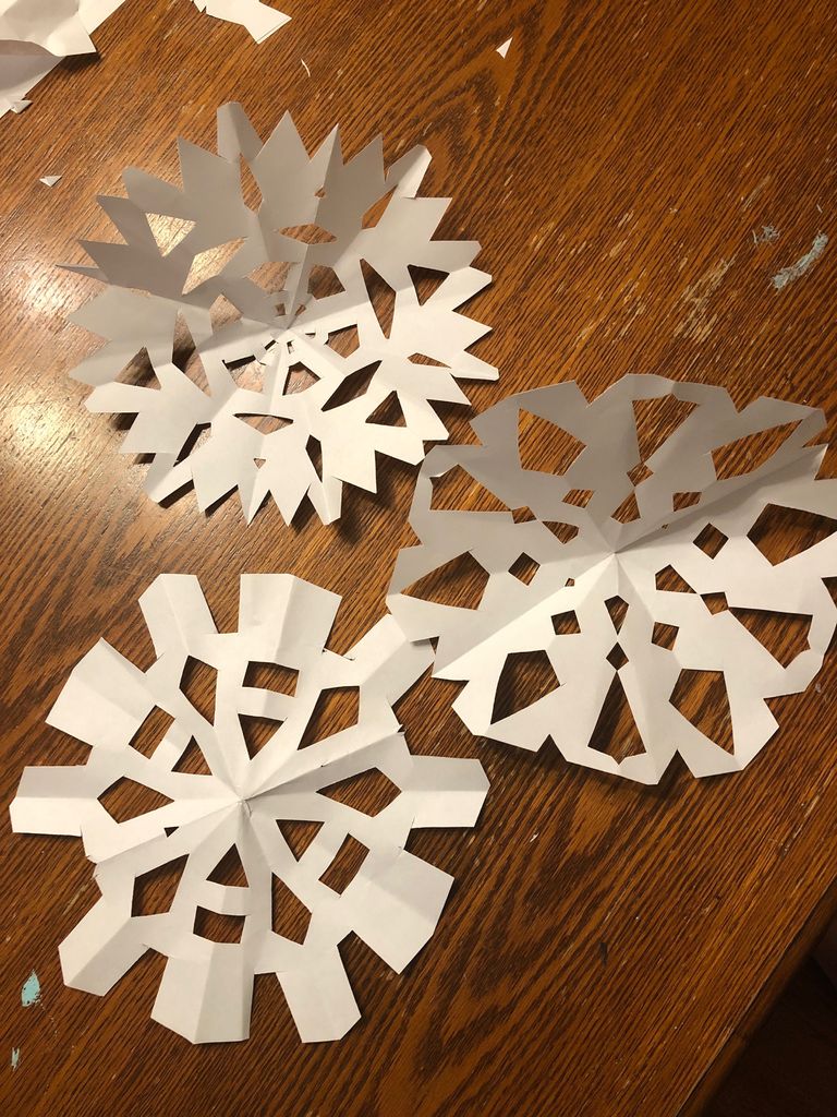 How To Make 6 Pointed Paper Snowflakes 11 Steps With Pictures