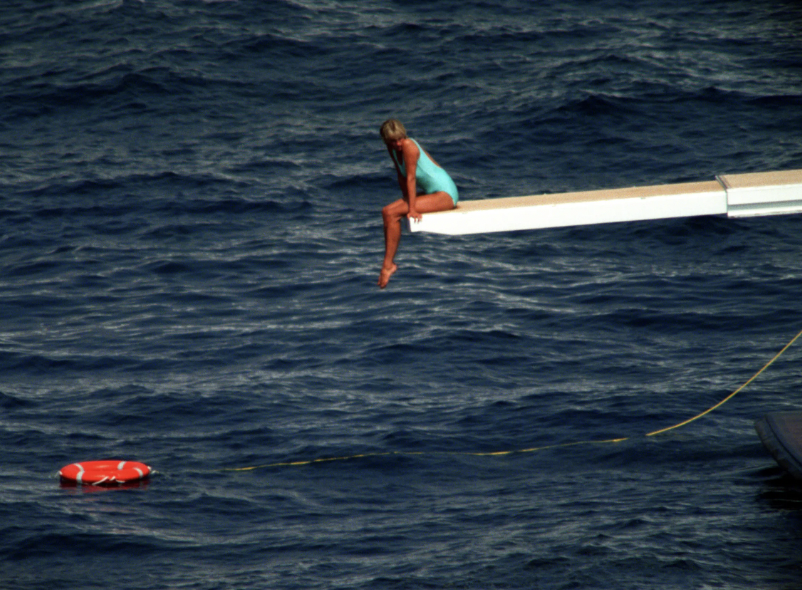 Analyzing Princess Diana's Iconic Diving Board Photo