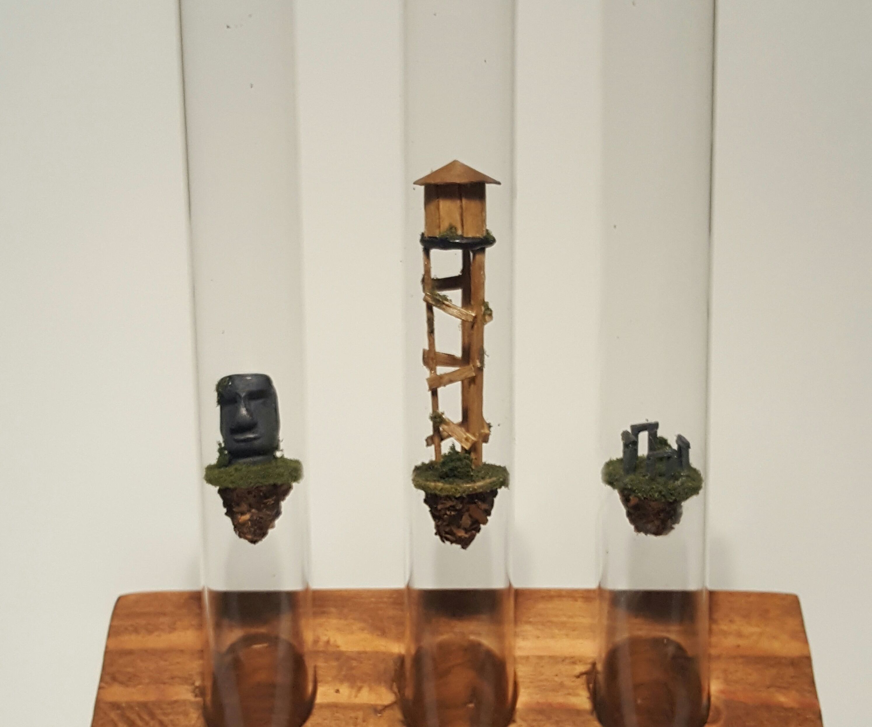 Micro Test Tube Dioramas (Smaller Than a Penny)