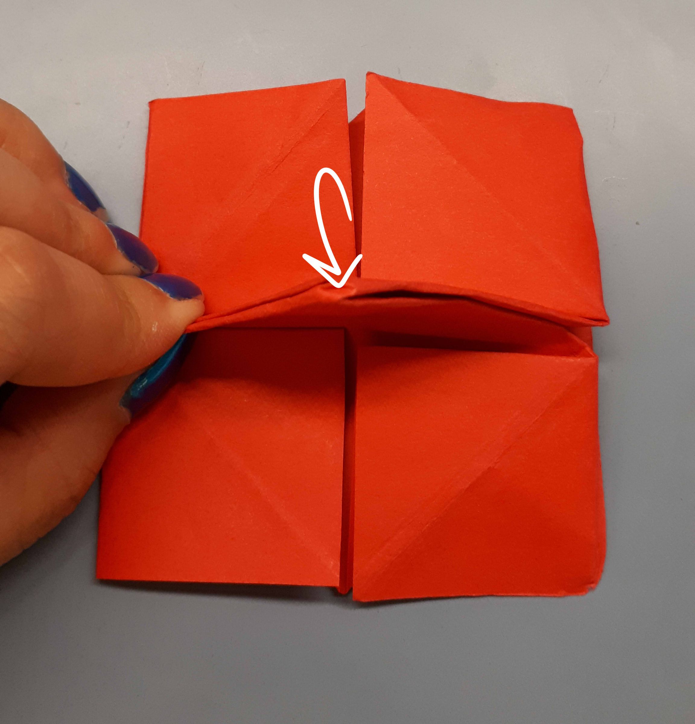 Step 9: Fold Up the Triangle