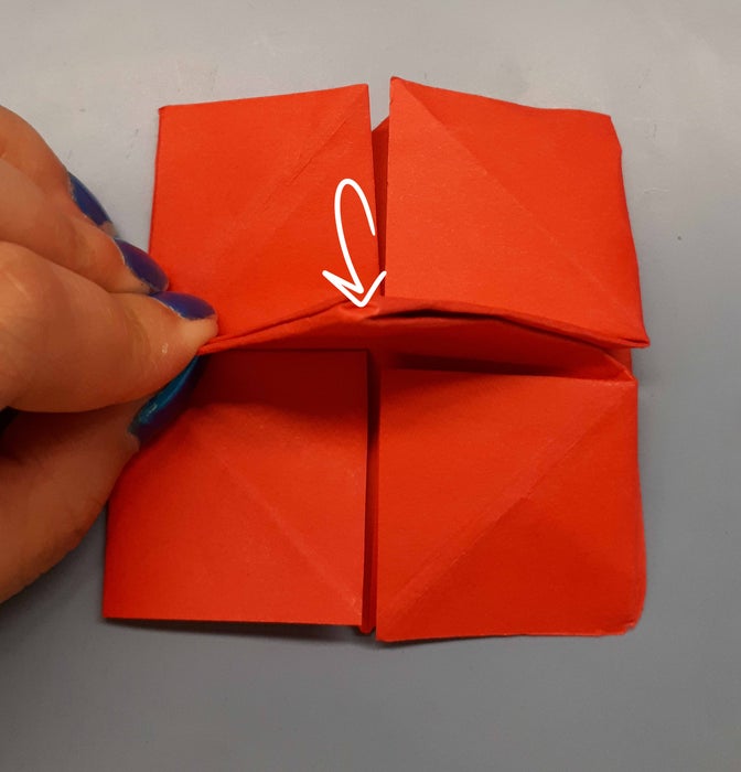 Step 9: Fold Up the Triangle