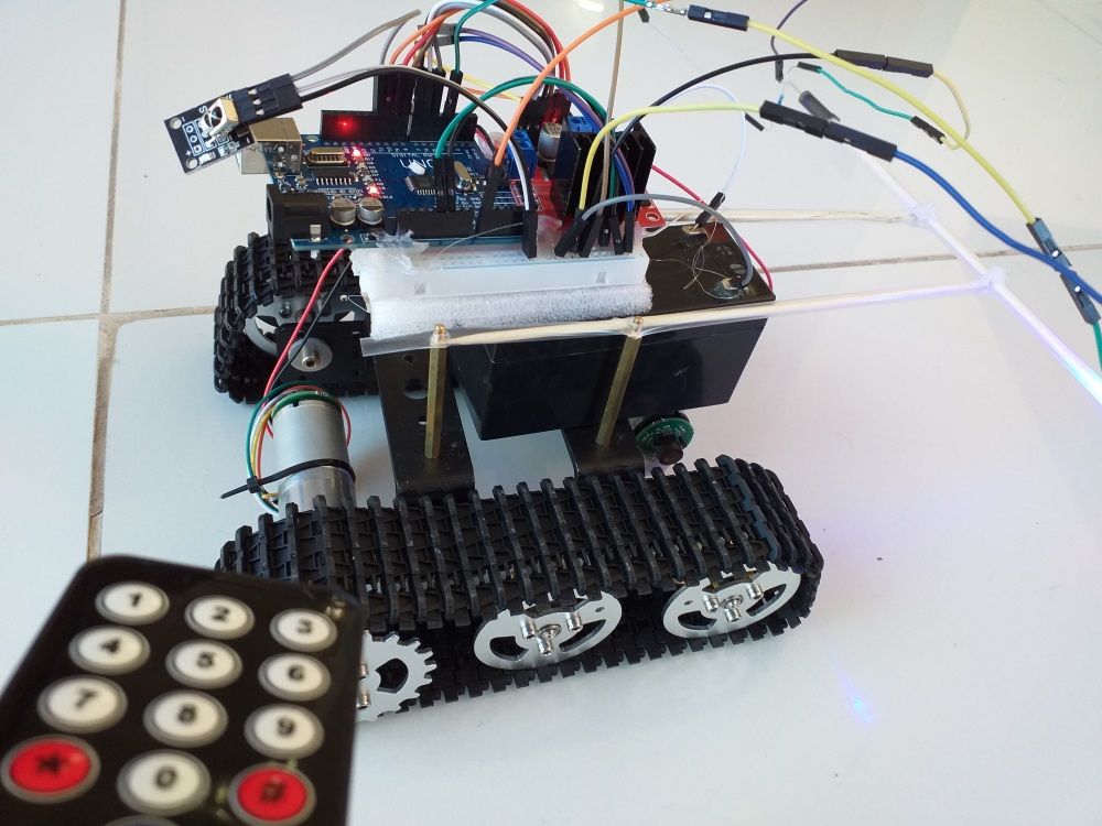 Simple Arduino IR Remote Control Tank : 4 Steps - Instructables