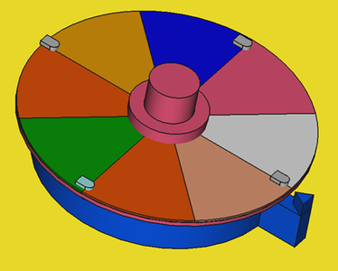 Drehscheibe Für Zufallsereignisse Turntable for Random Events