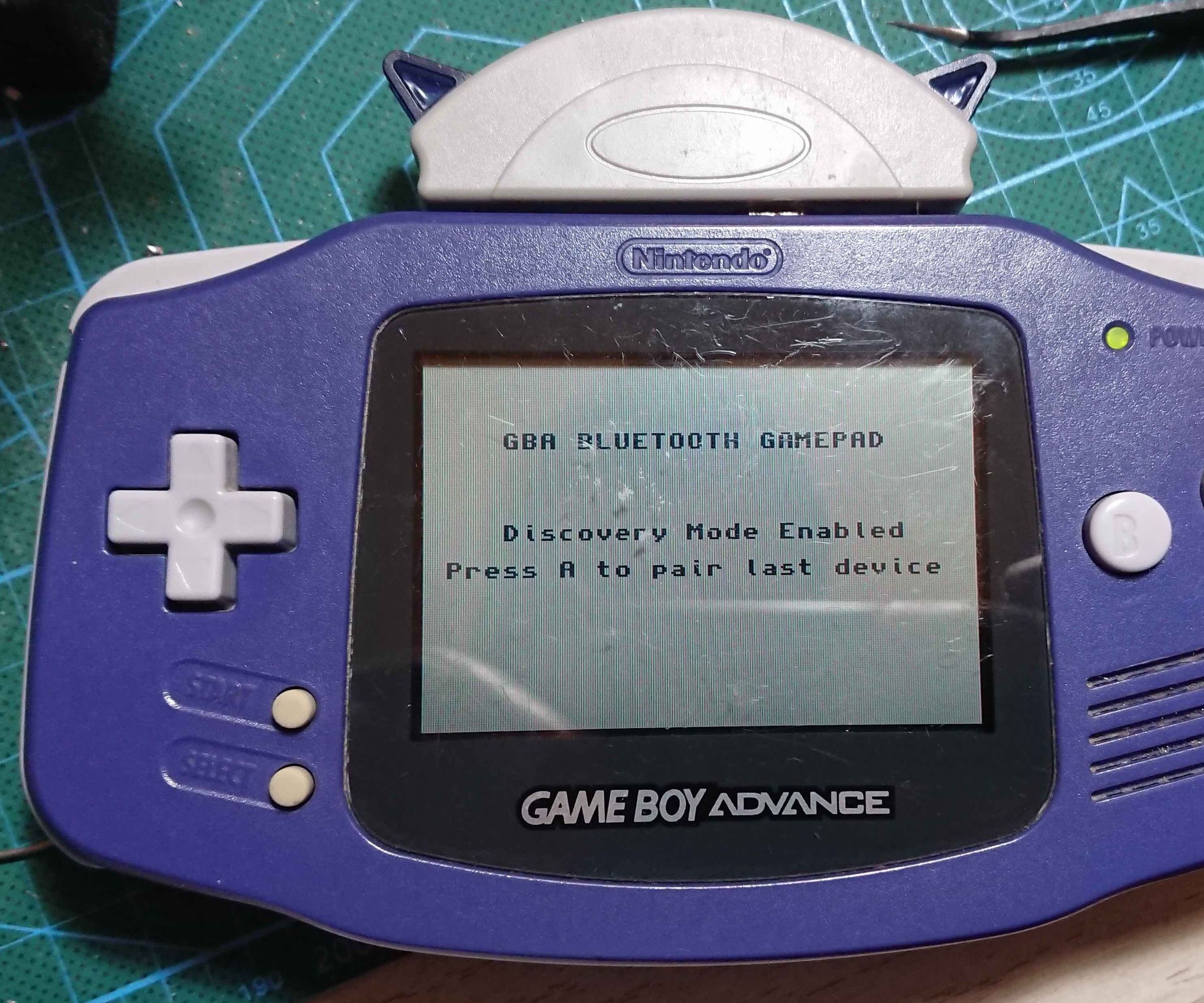 Gameboy Advance As Bluetooth Gamepad
