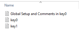 Key / Button Program Files