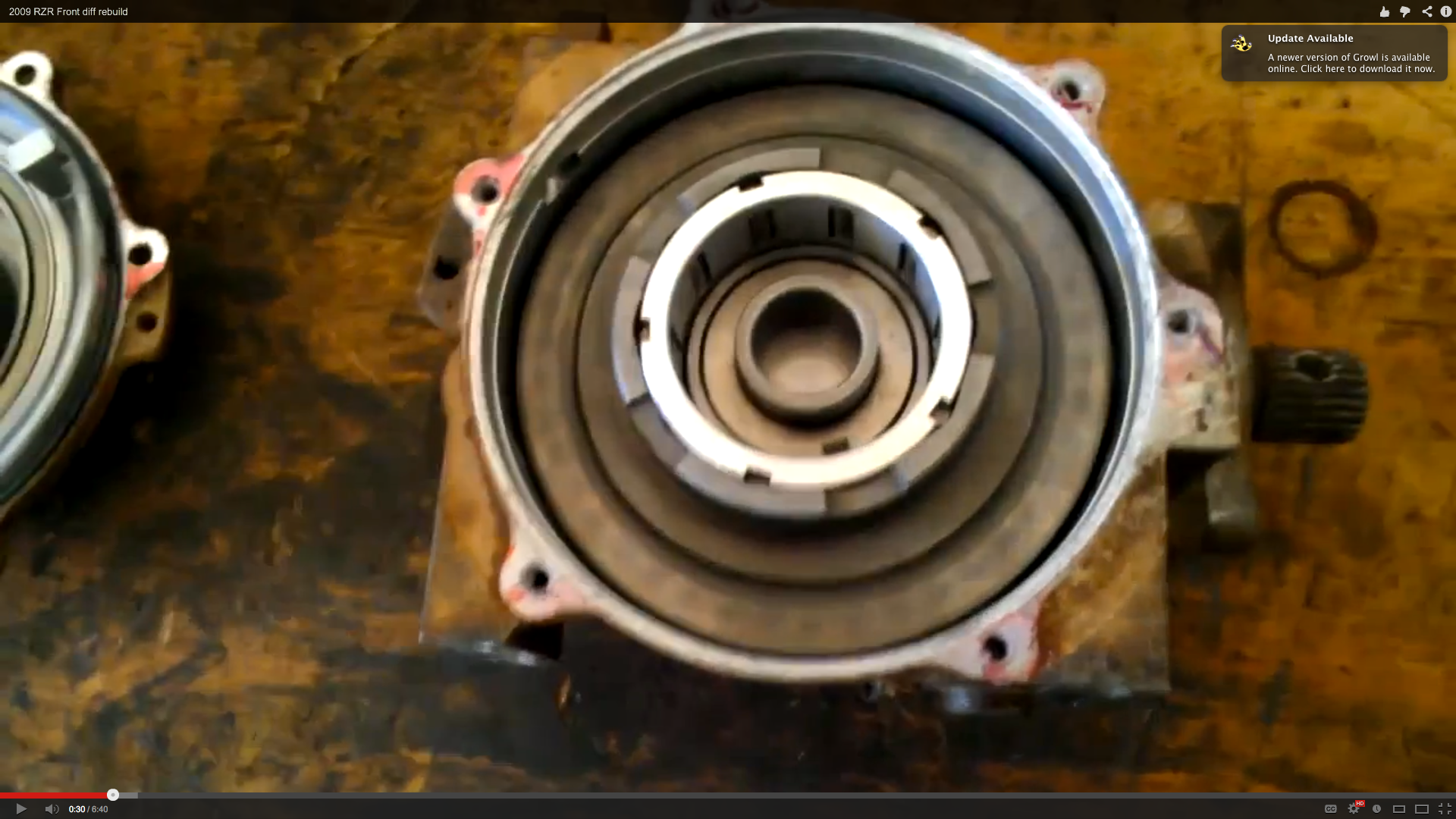 RZR Front Differential Rebuild