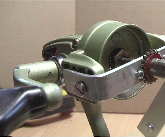 Coppercoil Winder From a Fishing Reel