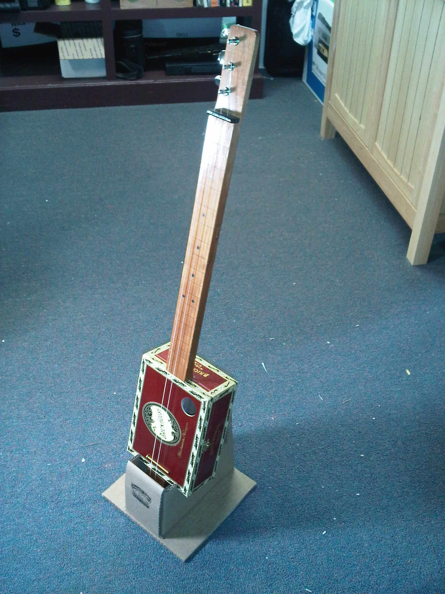Free Cigar Box Guitar Stand Instructables